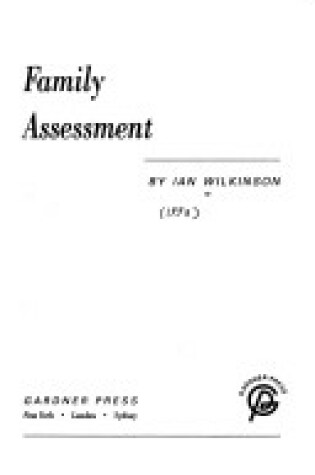 Cover of Family Assessment