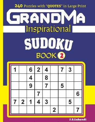 Cover of GRANDMA Inspirational SUDOKU Book