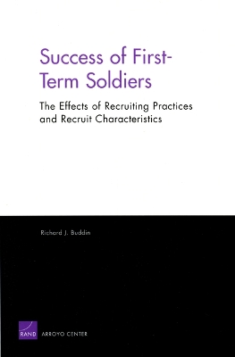 Book cover for Success of First-term Soldiers