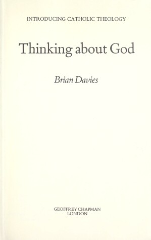 Book cover for Thinking About God