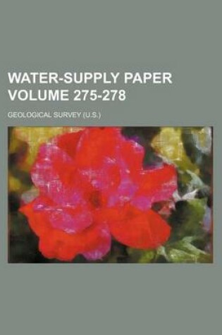 Cover of Water-Supply Paper Volume 275-278