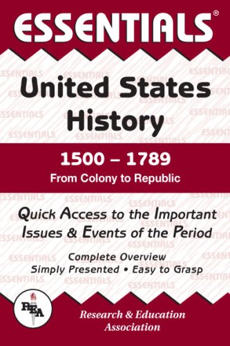 Book cover for U.S. History, 1500-1789