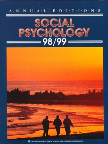 Book cover for Annual Edition Social Psycology