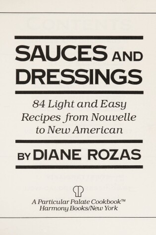 Cover of Sauces and Dressings