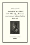 Book cover for Les Jugements de la Critique sur la 'Folie' de J.-J. Rousseau