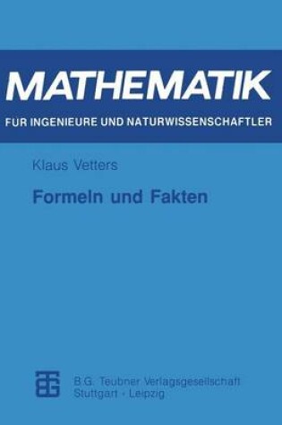 Cover of Formeln Und Fakten