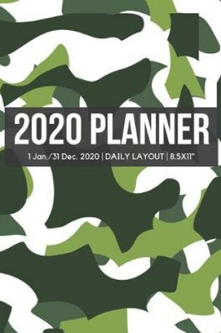 Cover of 2020 Green Camo Daily Planner
