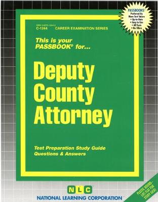 Book cover for Deputy County Attorney