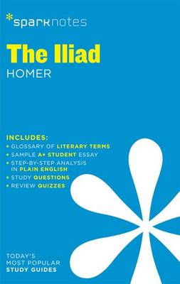 Book cover for The Iliad Sparknotes Literature Guide