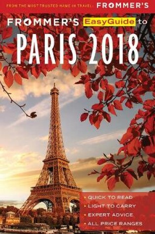 Cover of Frommer's EasyGuide to Paris 2018