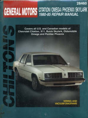 Cover of GM Citation, Omega, Phoenix, Skylark, XII (1980-85)