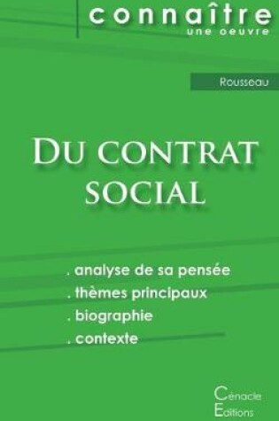 Cover of Fiche de lecture Du contrat social de Rousseau (Analyse philosophique de reference et resume complet)