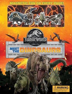 Book cover for Jurassic World: Fallen Kingdom Magnetic Hardcover: Meet the Dinosaurs
