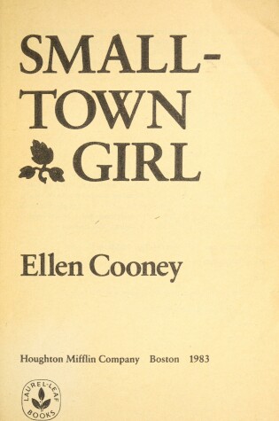 Cover of Smalltown Girl