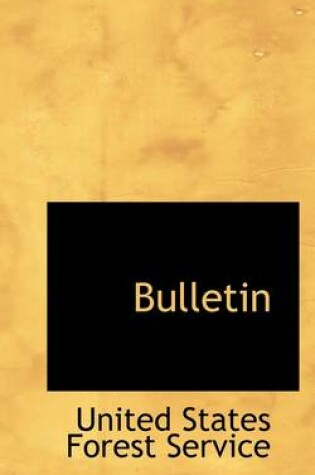 Cover of Bulletin