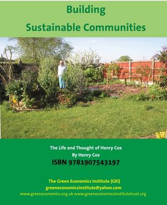 Cover of Building Sustainable Communities: The Life and Thought of Henry Cox