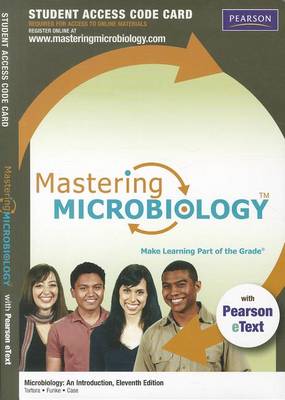 Book cover for Mastering Microbiology with Pearson eText -- Standalone Access Card -- for Microbiology