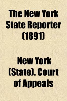 Book cover for The New York State Reporter (Volume 36)