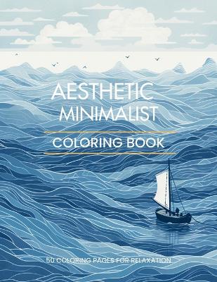 Book cover for Aesthetic Minimalist Coloring Book