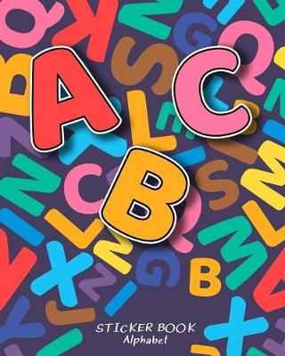 Book cover for Sticker Book Alphabet