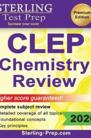 Cover of Sterling Test Prep CLEP Chemistry Review