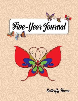 Book cover for 5-Year Journal, Butterfly Theme