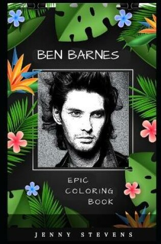 Cover of Ben Barnes Epic Coloring Book