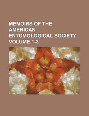 Book cover for Memoirs of the American Entomological Society (No. 2 1917)