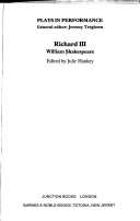 Book cover for Richard III (Plays in Performance)