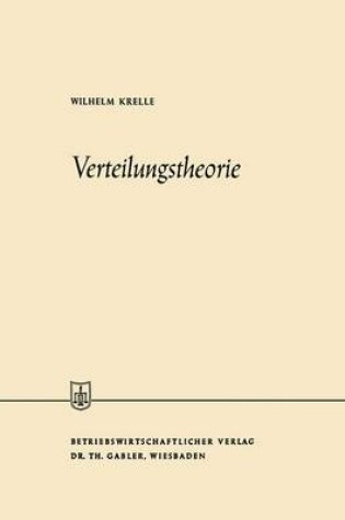 Cover of Verteilungstheorie