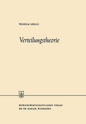 Book cover for Verteilungstheorie