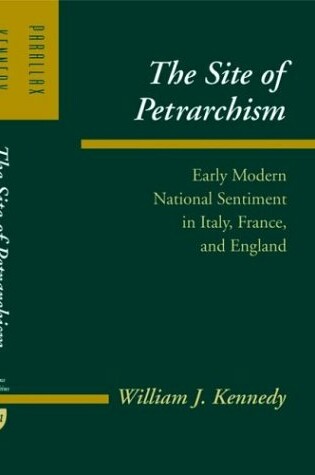 Cover of The Site of Petrarchism