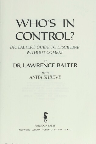 Cover of Who's in Control?