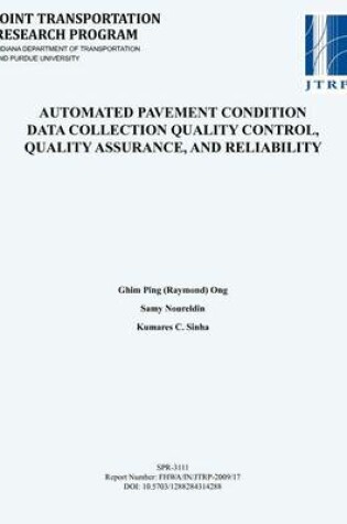 Cover of Automated Pavement Condition Data Collection Quality Control, Quality Assurance, and Reliability