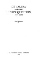 Book cover for De Valera and the Ulster Question, 1917-73