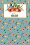 Book cover for Blue & Orange Floral 2020 Week to View Planner