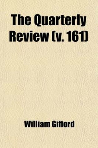 Cover of The Quarterly Review (Volume 161)