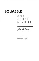 Book cover for Squabble, and Other Stories