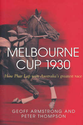 Book cover for Melbourne Cup 1930