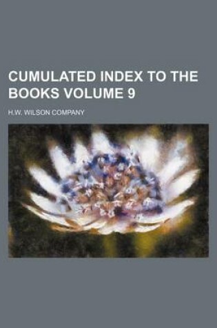 Cover of Cumulated Index to the Books Volume 9