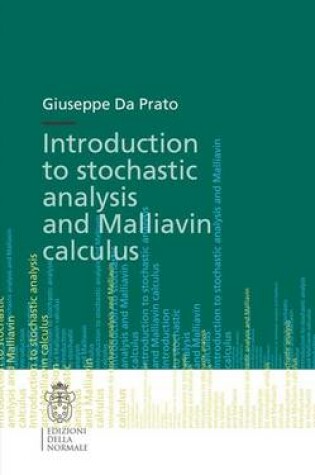 Cover of Introduction to Stochastic Analysis and Malliavin Calculus