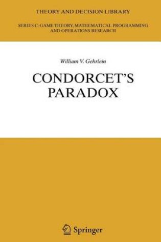 Cover of Condorcet's Paradox