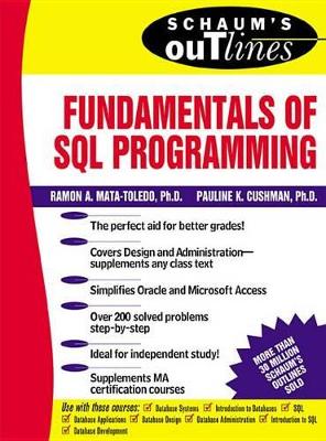 Book cover for Schaum's Outline of Fundamentals of SQL Programming