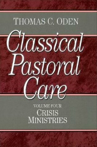 Cover of Classical Pastoral Care