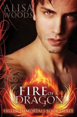 Cover of Fire of a Dragon (Fallen Immortals 3) - Paranormal Fairytale Romance