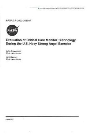 Cover of Evaluation of Critical Care Monitor Technology During the US Navy Strong Angel Exercise