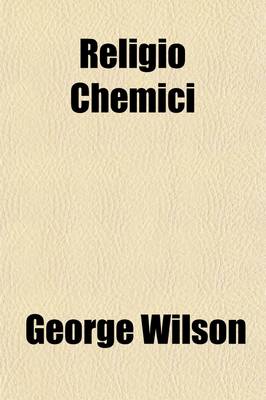 Book cover for Religio Chemici; Essays