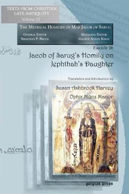 Book cover for Jacob of Sarug's Homily on Jephthah's Daughter