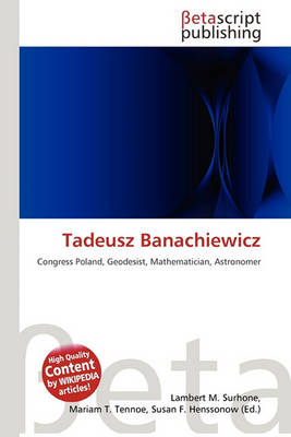 Cover of Tadeusz Banachiewicz