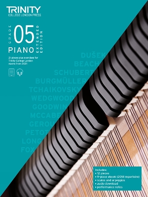 Book cover for Piano Exam Pieces & Exercises 21-23 Grade 5 Ext Ed